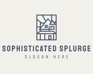 Minimal Architecture House logo design