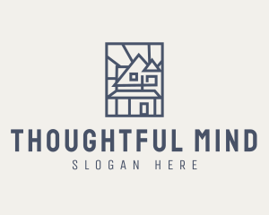 Minimal Architecture House logo design