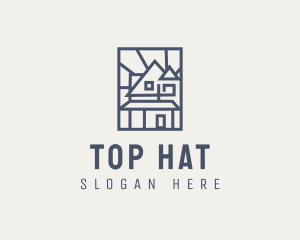 Minimal Architecture House logo design