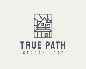 Minimal Architecture House logo design