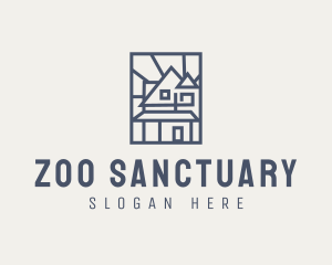 Minimal Architecture House logo design