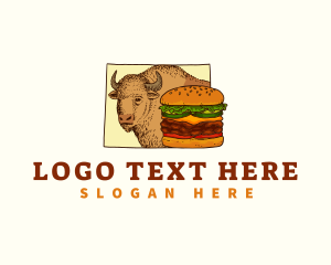 Wyoming Bison Burger Logo