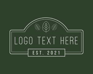 Eco Brand Wordmark  logo