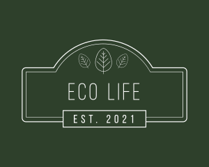 Eco Brand Wordmark  logo design