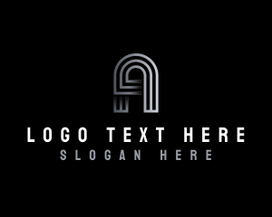 Advertising Agency Letter A logo design