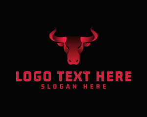 Bull Head Animal logo