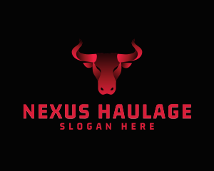 Bull Head Animal logo design