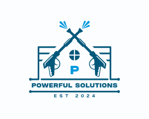 Pressure Washer Cleaner logo design