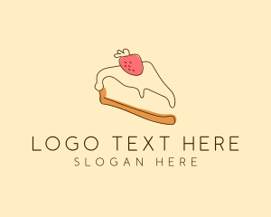 Strawberry Cheesecake Slice logo