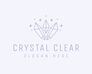 Luxury Jewelry Crystal logo design