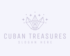 Luxury Jewelry Crystal logo design