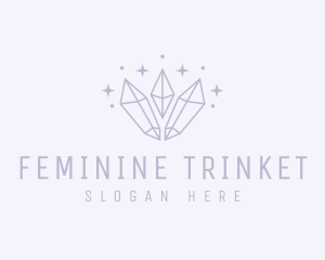 Luxury Jewelry Crystal logo design