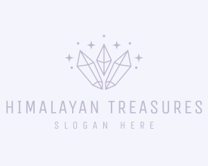 Luxury Jewelry Crystal logo design