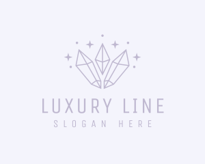 Luxury Jewelry Crystal logo design