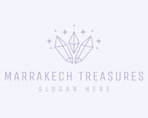 Luxury Jewelry Crystal logo design