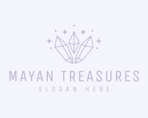 Luxury Jewelry Crystal logo design