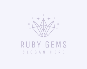 Luxury Jewelry Crystal logo design