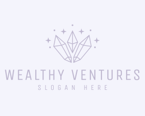 Luxury Jewelry Crystal logo design