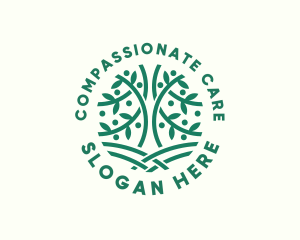 Tree Lawn Care Farm  logo design