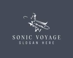 Trombone Musician Instrument logo