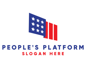 National American Flag logo