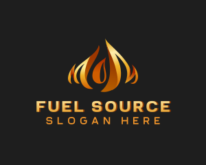 Fire Flame Heat logo design