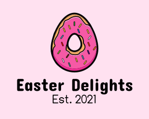 Easter Donut Egg  logo