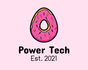 Easter Donut Egg  logo