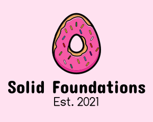 Easter Donut Egg  logo