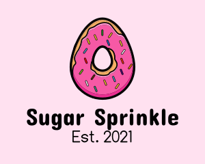 Easter Donut Egg  logo