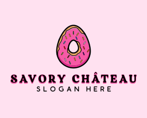 Pastry Donut Sprinkles logo design