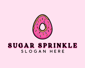 Pastry Donut Sprinkles logo design