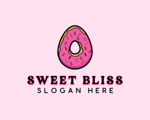 Pastry Donut Sprinkles logo design