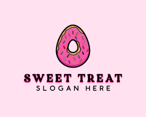 Pastry Donut Sprinkles logo design