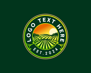 Agricultural Farm Field logo
