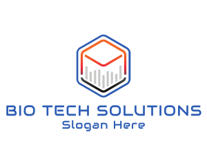 Tech Cube Statistics logo design