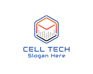 Tech Cube Statistics logo design