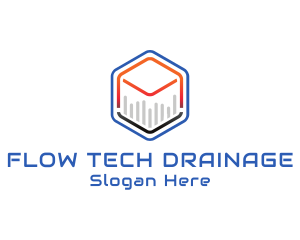 Tech Cube Statistics logo design