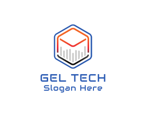 Tech Cube Statistics logo design