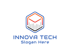 Tech Cube Statistics logo design