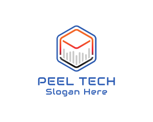 Tech Cube Statistics logo design