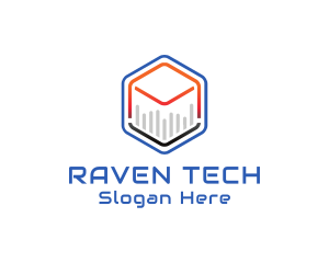 Tech Cube Statistics logo design