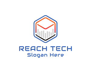 Tech Cube Statistics logo design