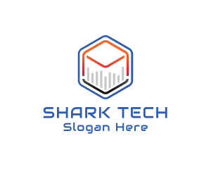 Tech Cube Statistics logo design