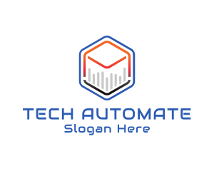 Tech Cube Statistics logo design