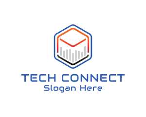 Tech Cube Statistics logo design