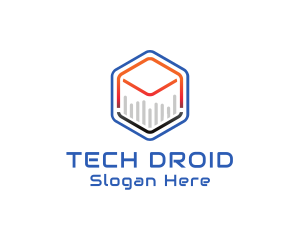 Tech Cube Statistics logo design