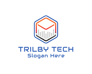 Tech Cube Statistics logo design