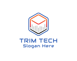 Tech Cube Statistics logo design