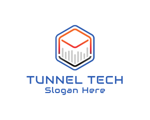 Tech Cube Statistics logo design